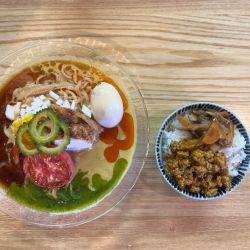 冷やしキーマカレーラーメン