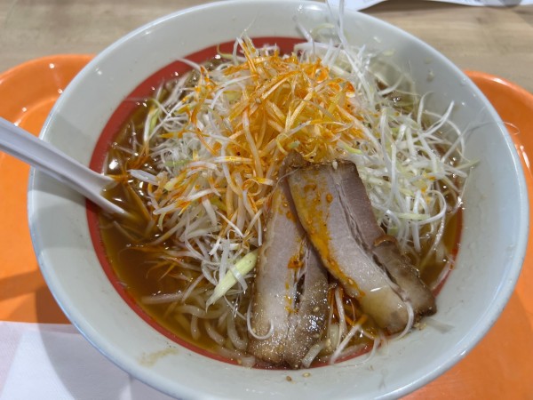 「ねぎらーめん　麺大盛り」@幸楽苑 レイクウォーク岡谷店の写真