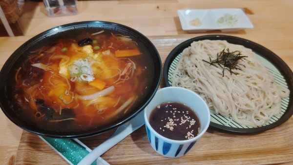 「（限定）ざる中華580円＆天津丼890円」@ラーメン餃子 なか屋の写真