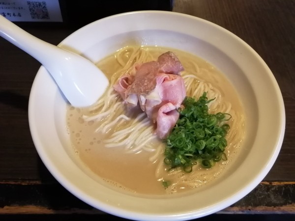「帆立蕎麦(北海道産ホタテ)1100円黒酢の和え玉300円」@灰汁中華 丿貫 福富町本店の写真