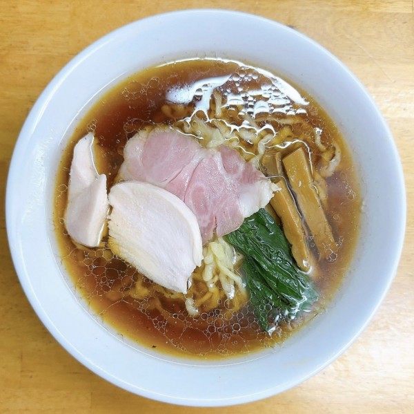 「浅利中華蕎麦 醤油」@麺道 六善 お花茶屋店の写真