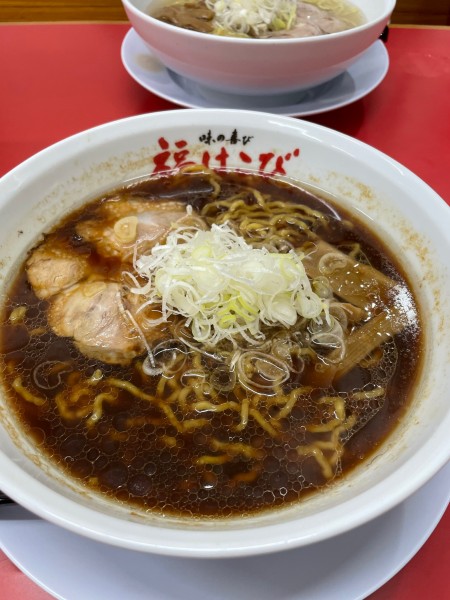 「ラーメン 半チャーハンセット」@福はこび 姪浜本店の写真