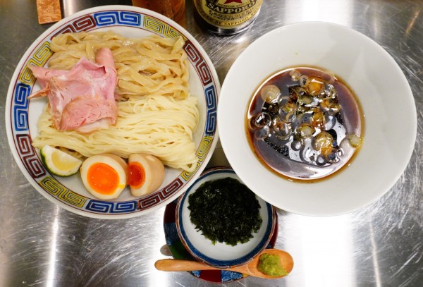 「COLD BLACK つけNOODLE＋味玉＋ビール」@EAGLE NOODLEの写真