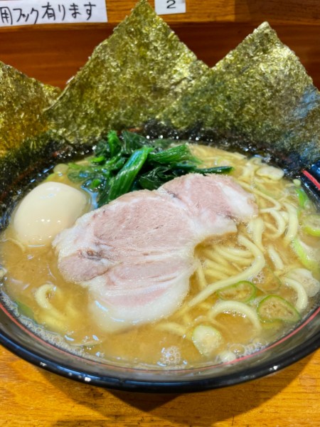 「ラーメン並盛」@横浜家系ラーメン 大将家の写真