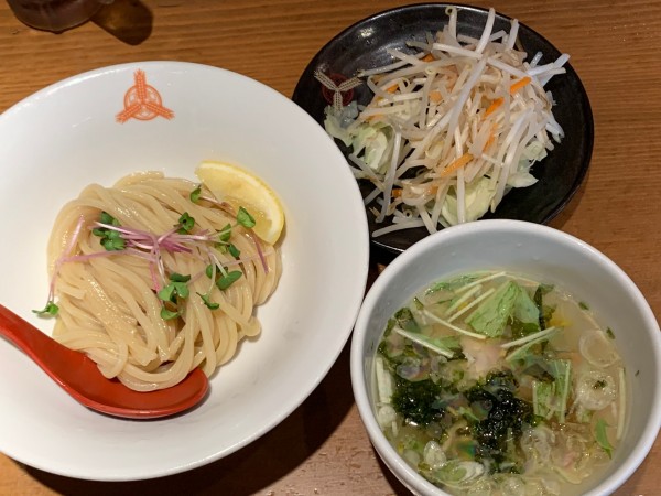 「冷やし鯛塩つけ麺 小盛」@つけ麺専門店 三田製麺所 桜木町駅前店の写真