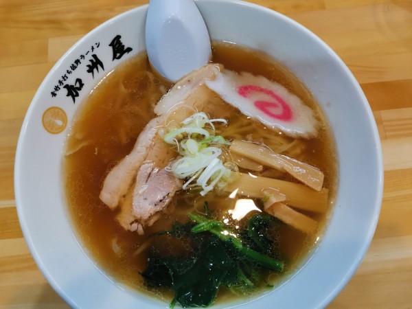 「半ラーメン」@青竹手打ち佐野ラーメン 加州屋の写真