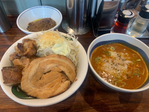 「味噌つけ麺」@雷 北松戸本店の写真