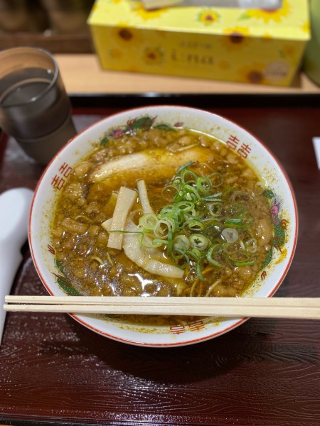 「尾道カレーそば」@尾道中華そば 渡なべの写真