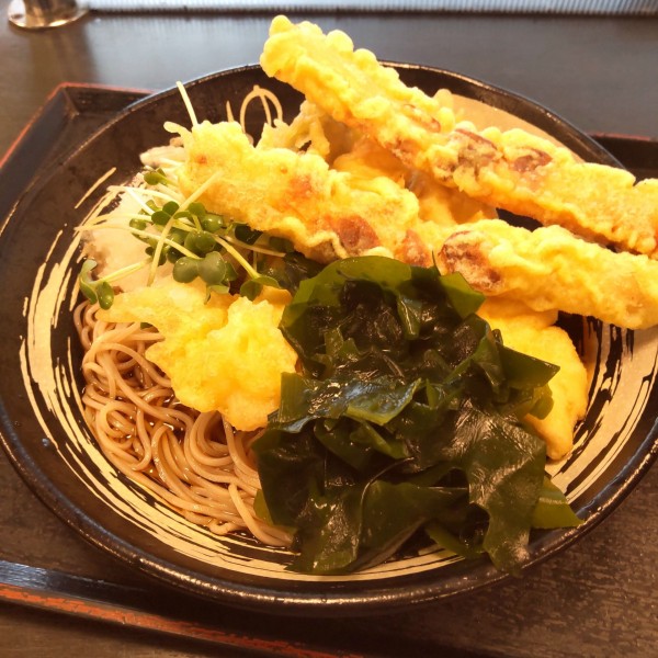 「【季節限定】特製冷しとり天おろし（￥800）※」@ゆで太郎 久が原店の写真