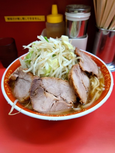 「大豚  野菜  ニンニク」@ラーメン二郎 上野毛店の写真
