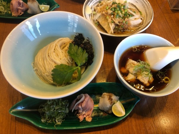 「鱧のつけ麺」@寿製麺よしかわ 川越店の写真
