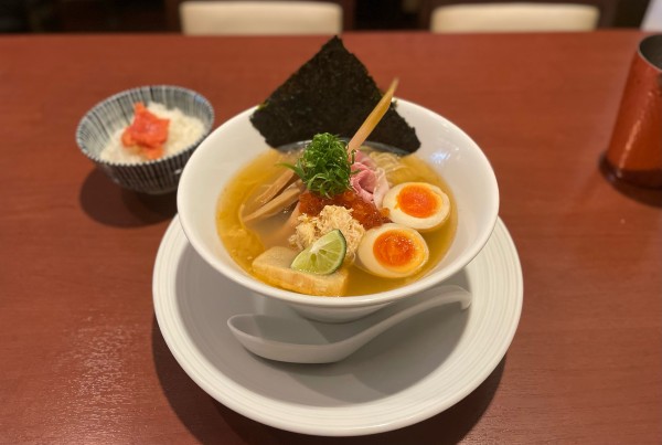 「【限定】冷やしらぁ麺 がごめ昆布水×毛蟹出汁¥1800」@酒肴場 屯の写真
