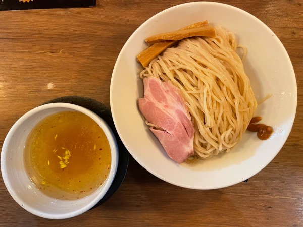 「鯛塩つけ麺、大盛」@鯛塩そば 灯花 代々木駅前店の写真