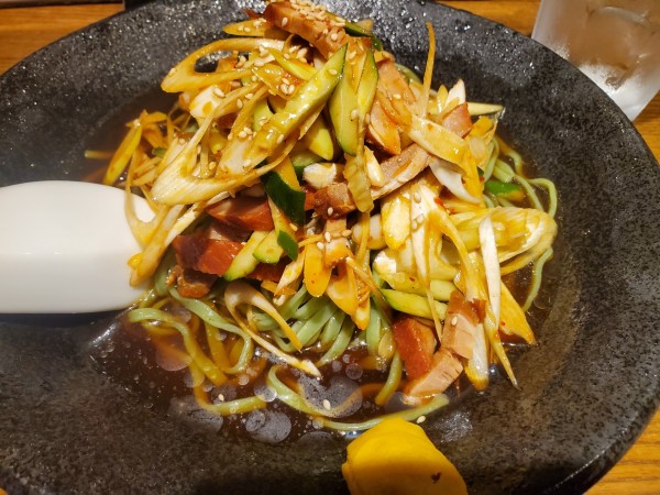 「チャーシューネギ冷し麺」@旭酒楼の写真