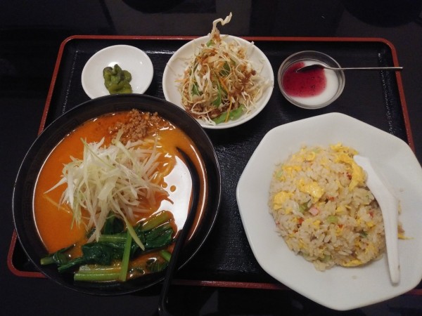 「タンタンメンセット　900円」@中華料理 福苑の写真