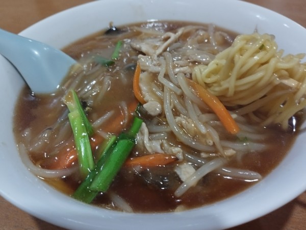 「サンマー麺＋半炒飯(950)」@桂林飯店の写真
