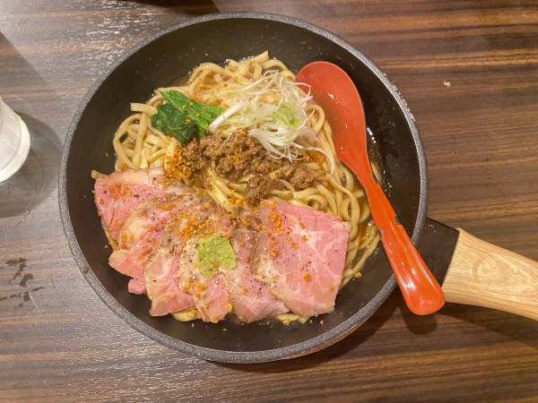 「チャーシュー増し牛脂そば+ガーリックライス」@房総式ラーメン JINRIKISENの写真