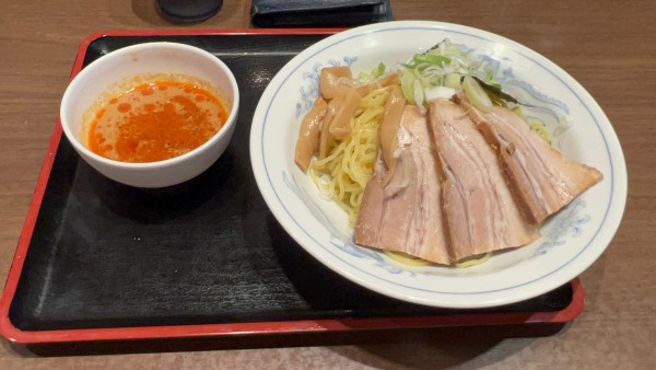 「冷やしつけ麺　ピリ辛胡麻ダレ」@福しん 大久保駅前店の写真