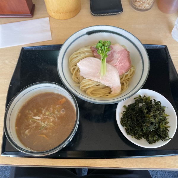 「鶏魚介のつけ麺＋岩のり　¥900＋¥120」@つけ麺 いな月の写真