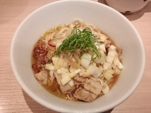 「冷や肉ぺペロン南蛮そば」@麺屋 一燈の写真