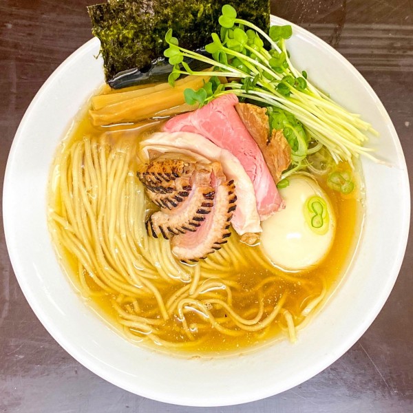 「特製中華そば ¥1,300」@と多゛食堂の写真