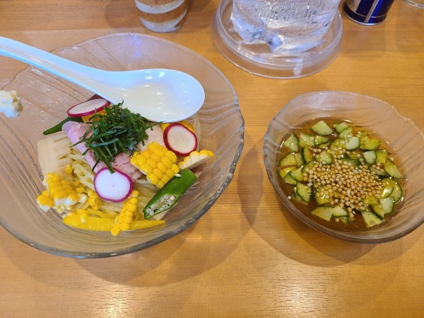 「【限定】冷やしつけ麺」@中華蕎麦 はるの写真
