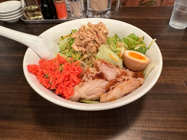 「冷やし中華（並盛・150g）980円→500円」@麺屋 承太郎の写真