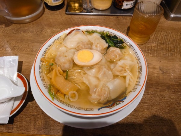 「広州肉汁雲呑麺(塩)」@広州市場 横浜ポルタ店の写真