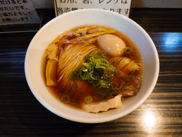 「煮干トリュフ 味玉そば」@志奈そば 田なかの写真