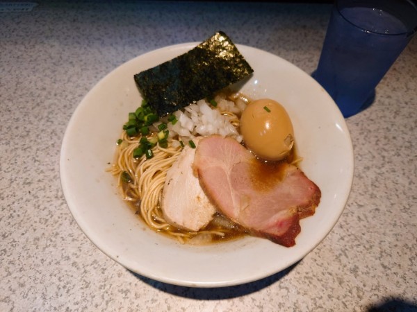 「味玉煮干ラーメン」@破壊的イノベーションの写真