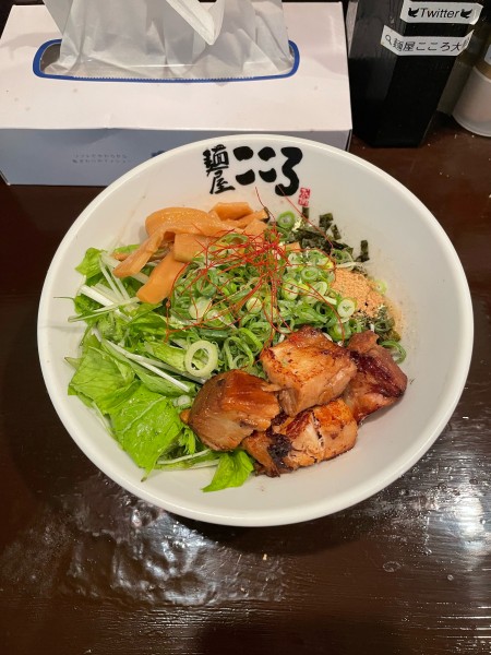 「塩まぜそば(880円)」@麺屋こころ 大船店の写真