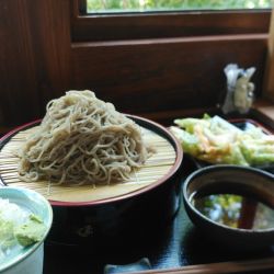 もりそば大盛り・かき揚げ