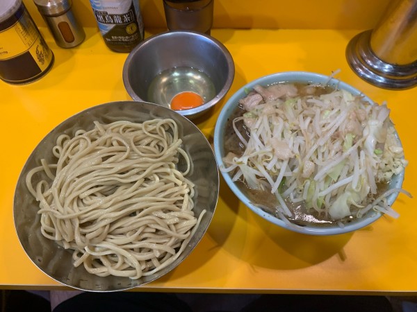 「シークワーサーつけ麺　小」@ラーメン二郎 八王子野猿街道店2の写真