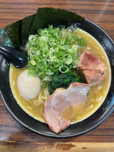 「らーめん太麺4点盛り1270円+ミニ丼餃子250円」@百麺 中目黒店の写真