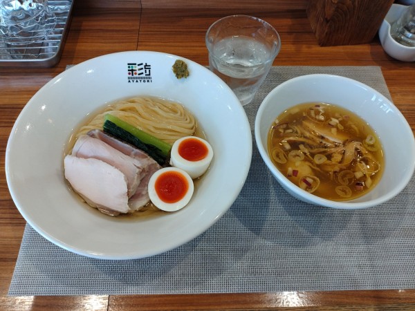 「特選塩つけ麺¥1350-」@彩とりの写真