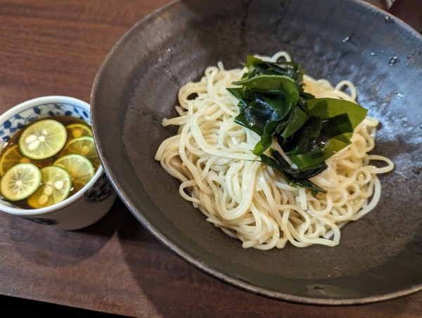 「冷すだちつけそば」@中華そば いぶきの写真