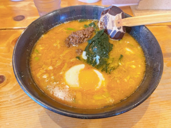 「たまごタンタン麺」@札幌らーめん 大心 ニセコ店の写真