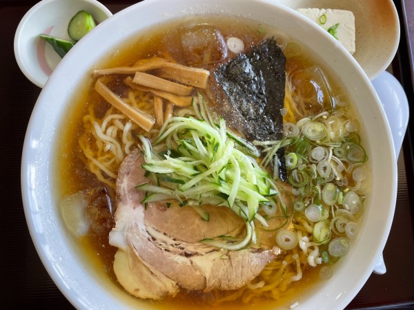 「冷たい中華そば（水中華）850円」@割烹 十文字の写真