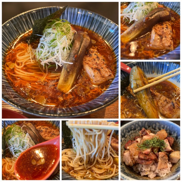 「【限定】赤いちょい辛 900円 にくめし350円」@Omirukの写真