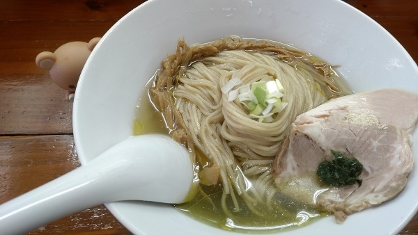 「冷やしトリュフそば(1050円税込)」@無化調煮干しらぁ麺 誠実の写真