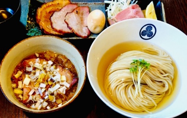 「昆布水つけ蕎麦」@麺屋みつば＋クローバーの写真