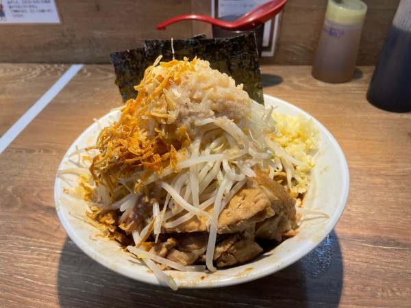 「(裏)カリー第三形態 ミニ 汁無し」@麺屋 浜一の写真