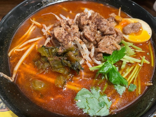 「スパイシーカレーラーメン」@らあめん花月嵐 北参道店の写真