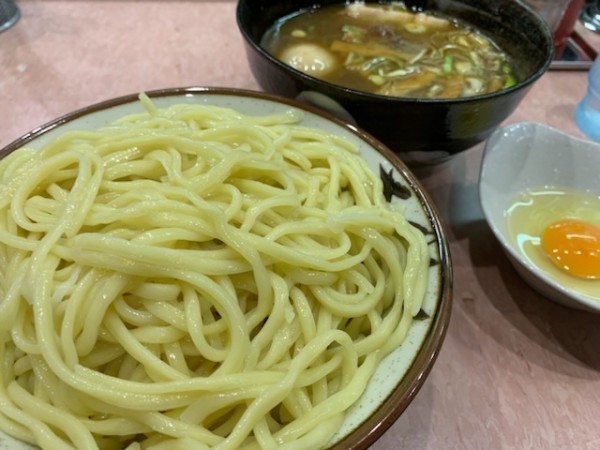 「もりそば（並）生卵、味玉」@所沢大勝軒の写真