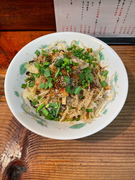 「まぜそば(650円)」@らーめん 山小屋 大森北店の写真