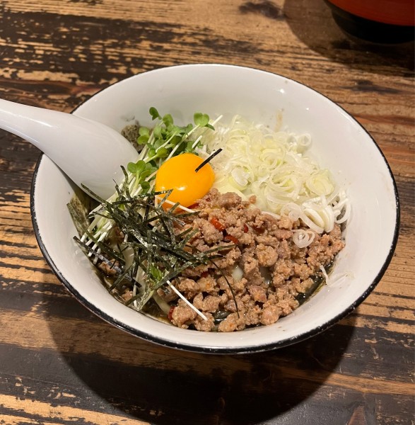 「黒まぜチーズ」@麺家 烈 安城美園店の写真