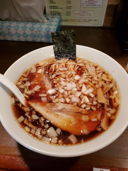 「ラーメン(ブラックスープ仕様)」@なないろ食堂の写真