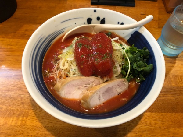 「トマトの冷やしまぜそば」@麺屋 鶏口の写真