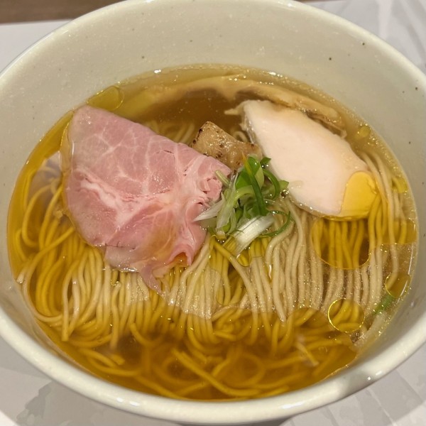 「純鶏出汁白醤油そば＋トリュフの和え玉」@中華そば とちの葉の写真