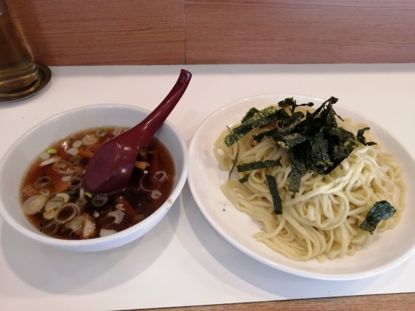 「ざるらぁめん　850円　大盛　30円」@らぁめん ほりうち 新橋店の写真